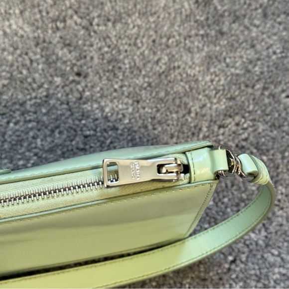 Prada mini brushed-leather shoulder bag - Picture 8 of 11